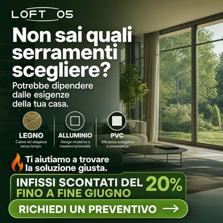 Loft 05, Non sai quali serramenti scegliere?