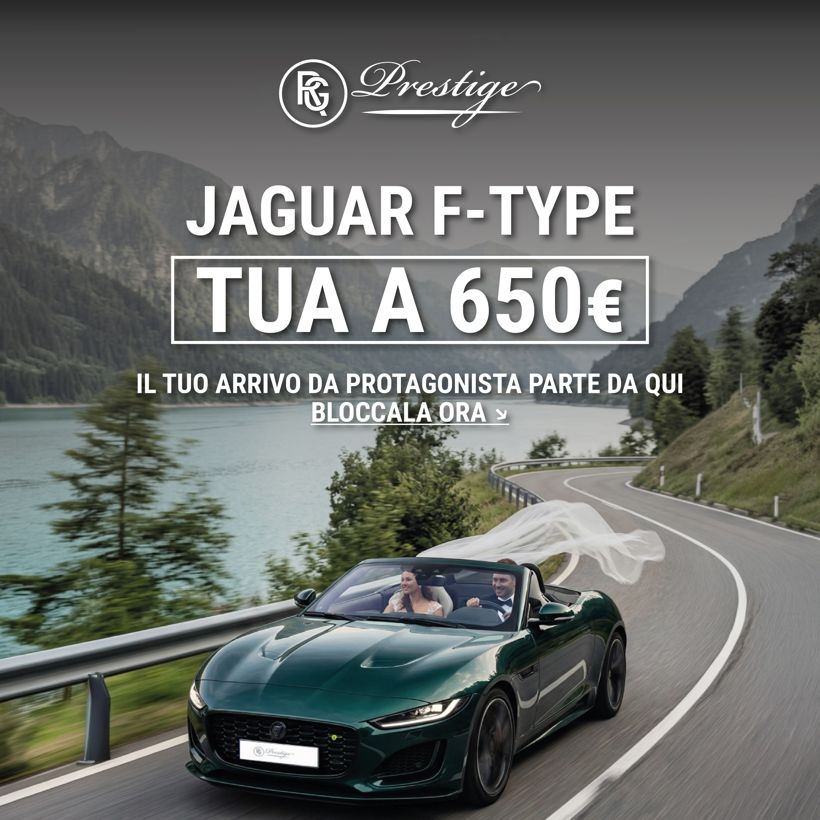 Jaguar F-Type tua a 650 euro